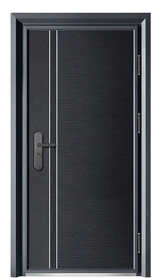 Exterior Steel Security Door Entrance Door Personal Custom Houseuse Door with Smart Lock