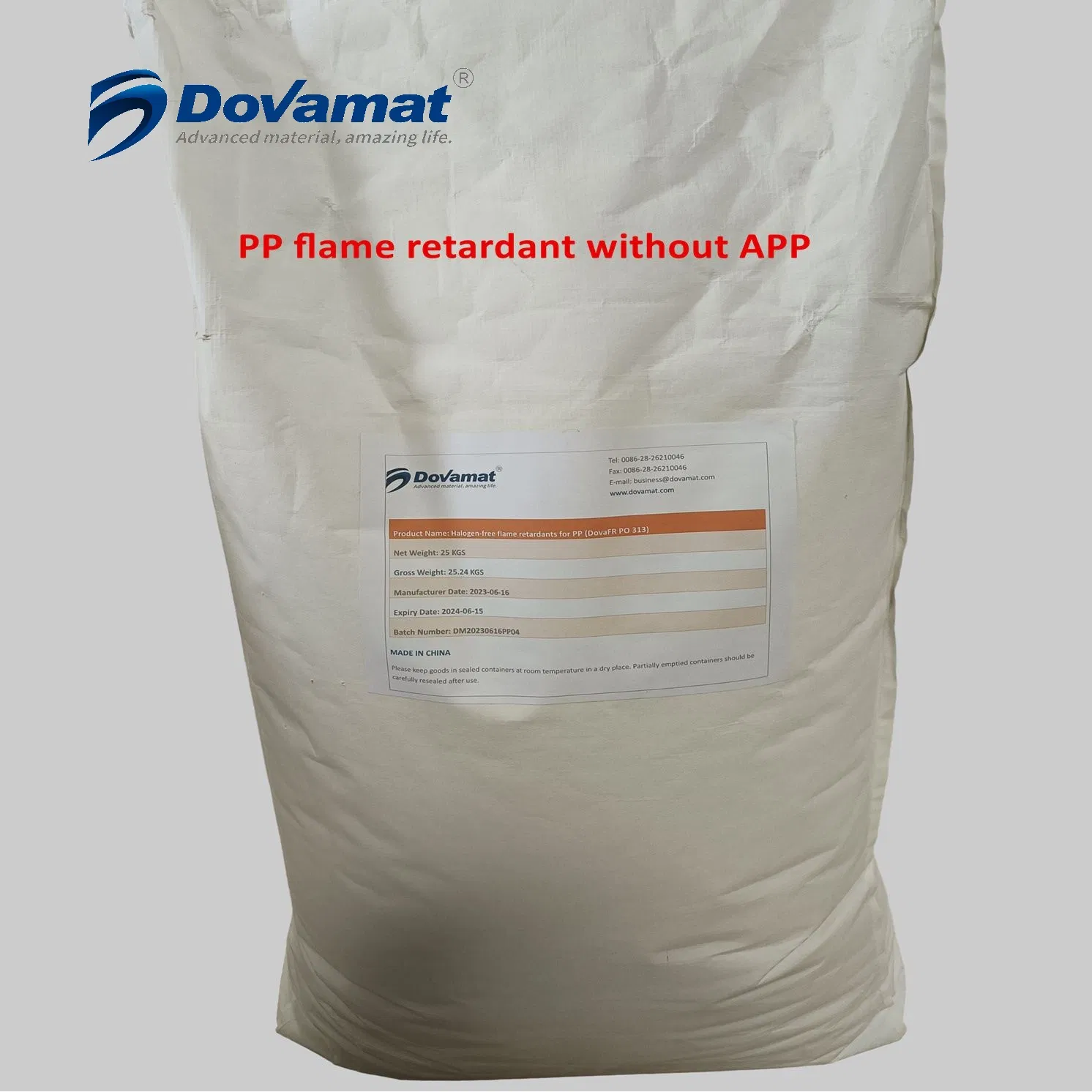 Halogen-Free Polyolefin Flame Retardant Dovafr Po 313 High Efficiency & Low Addition