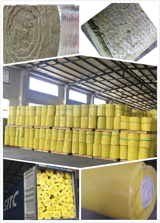 Mineral Rockwool Blanket with Fsk Aluminum Foil or Wire Mesh or Galvanized Wire Mesh