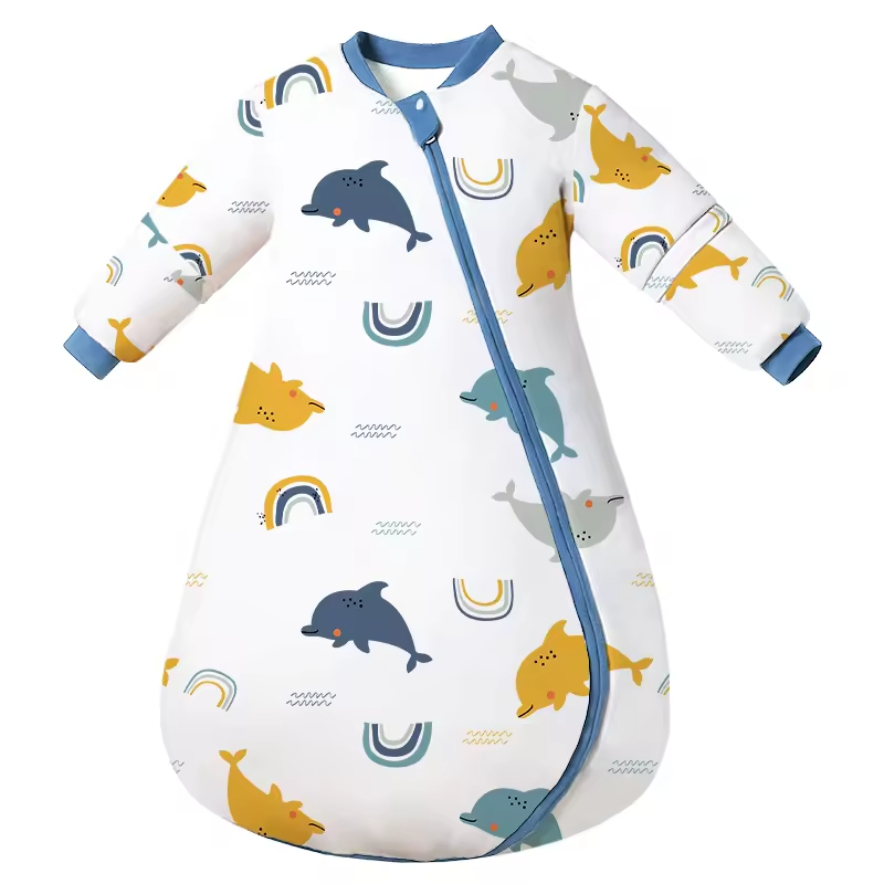 Free Sample Baby Sleeping Bags Soft Comfortable Baby Sleep Sack Newborn Bamboo Cotton Sack Infant Sleep Suit Baby Blanket