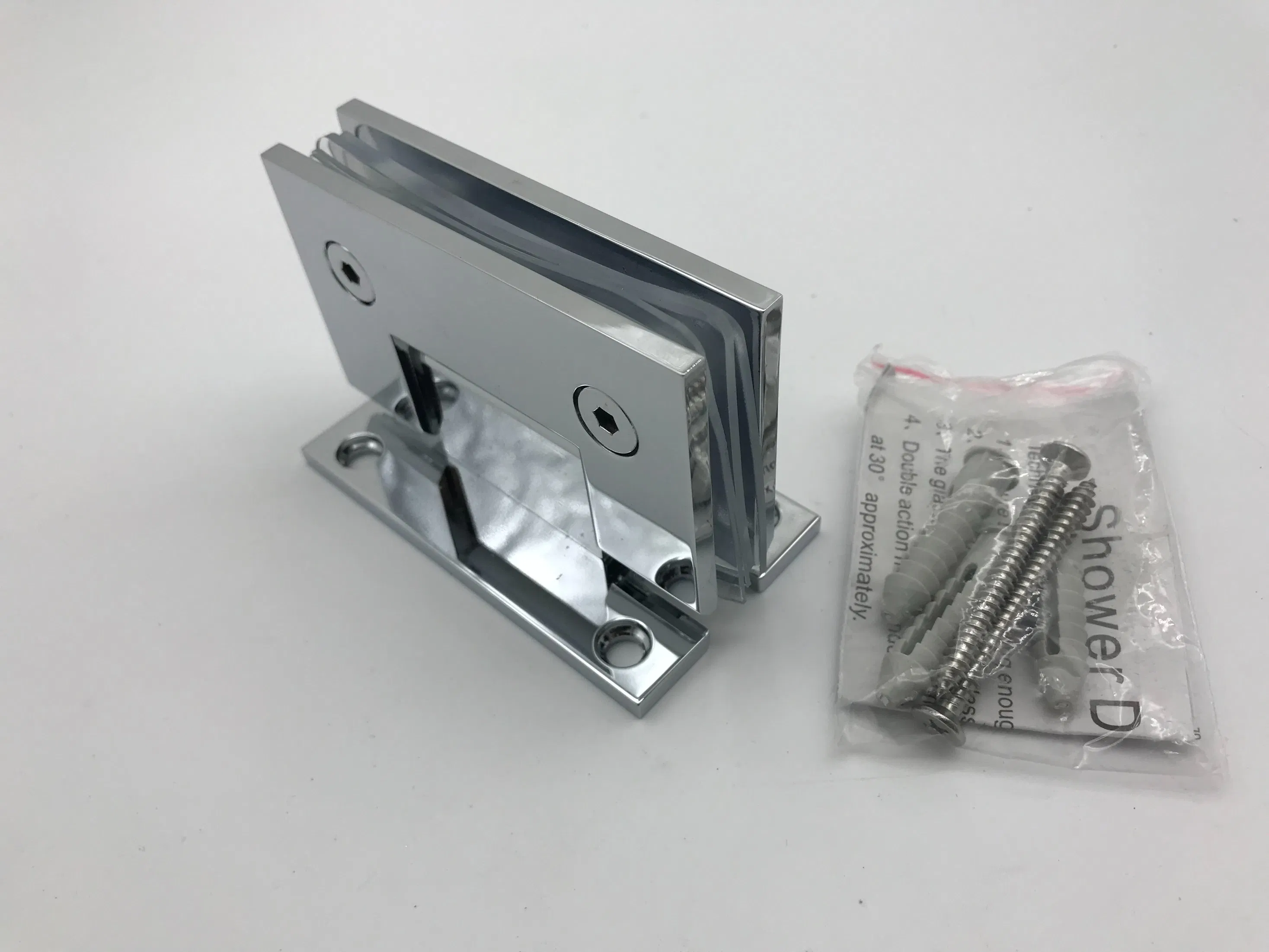 Crl Type Full Solid Brass H Bottom Plate Hinge Wall to Glass Hinge