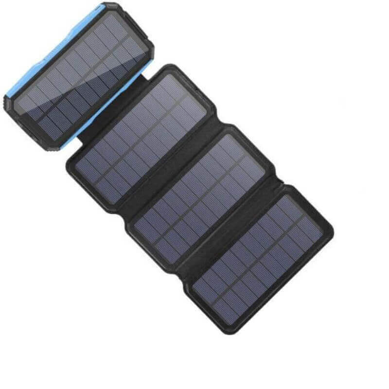 20000mAh Solar Power Bank Portable Foldable Waterproof with LED Light Logo Gift