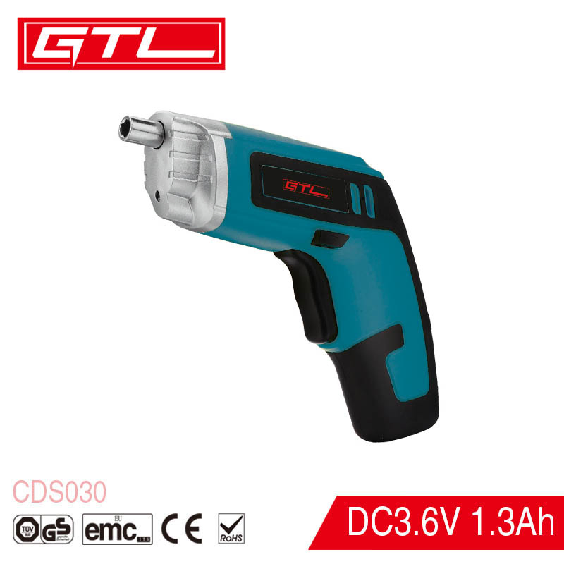3.6V Rechargeable Lithium Power Tool Cordless Screwdriver with USB Charging (CDS030)