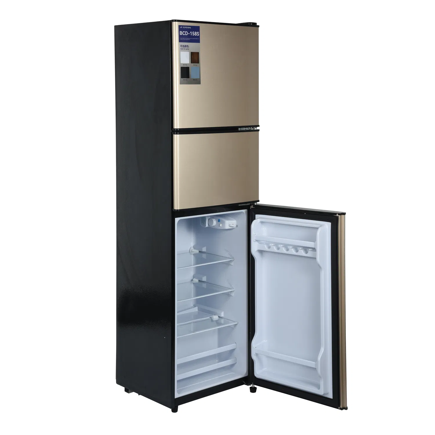 Bcd-108s China Best Triple Door Refrigerators with Electric Cold Drink Refrigeration