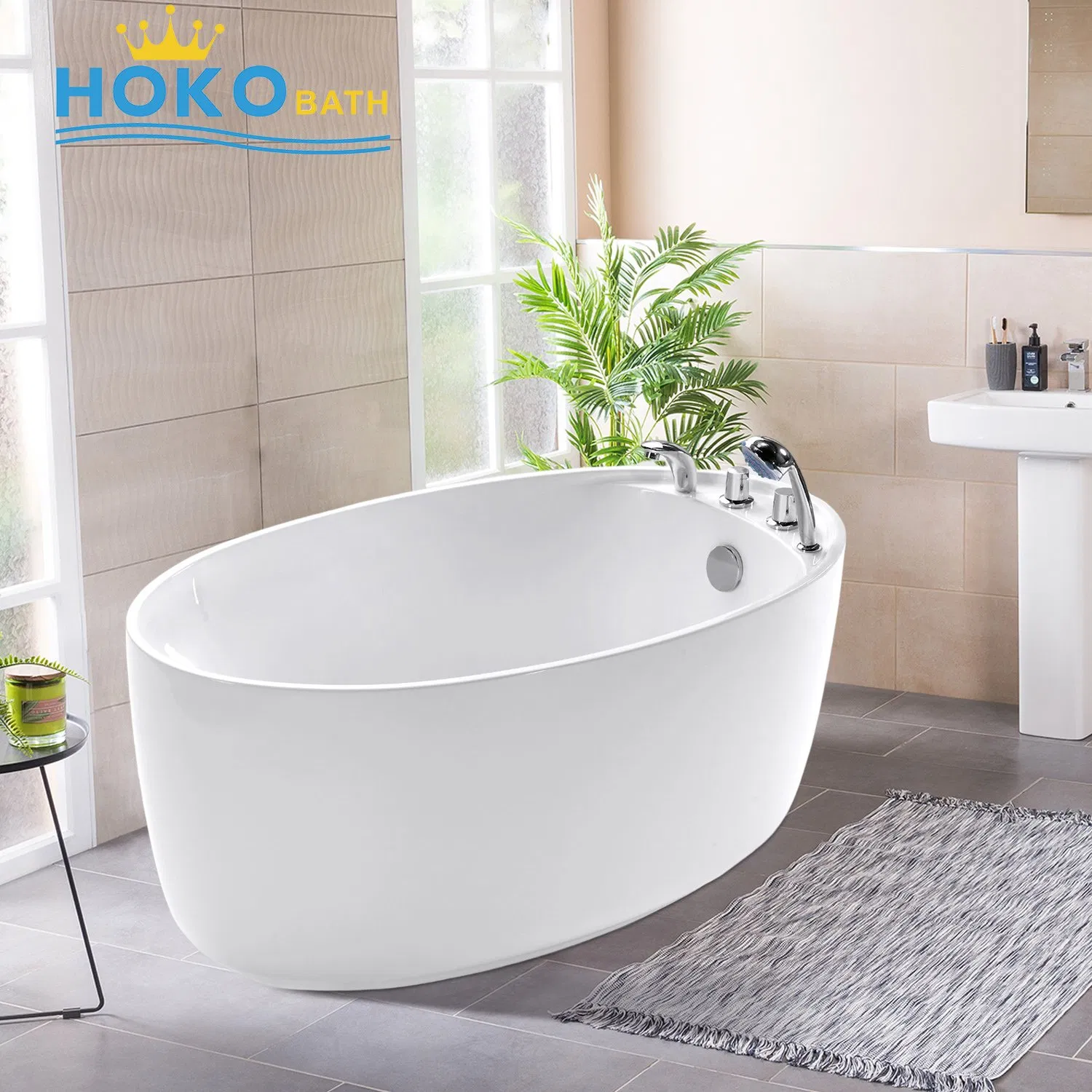 Переносная акриловая ванна для взрослых HOKO