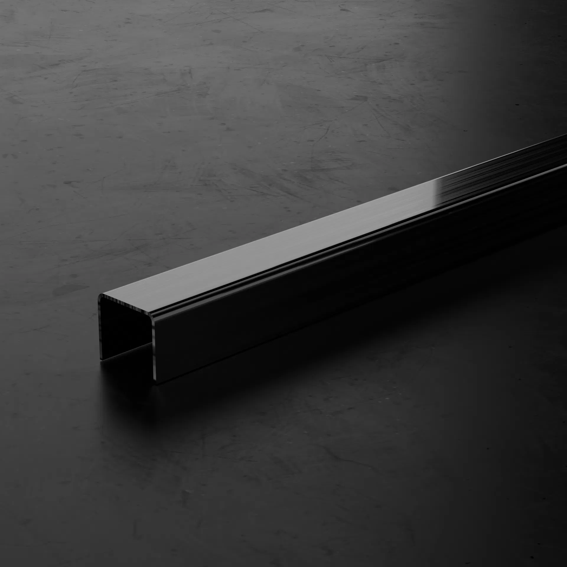 Stylish Tile Corner Trim and Strip for Graphic Design and 3D Models