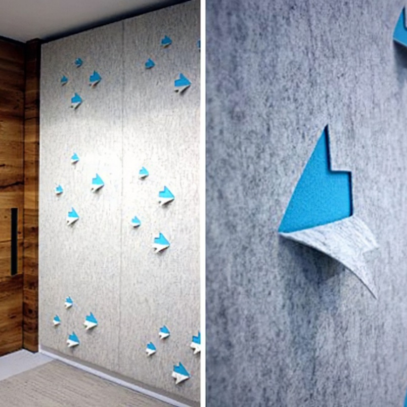Polyester Fiber Sound Insulation Panel Baffle Tile Wall Panel Ceiling Sound Insulation Felt