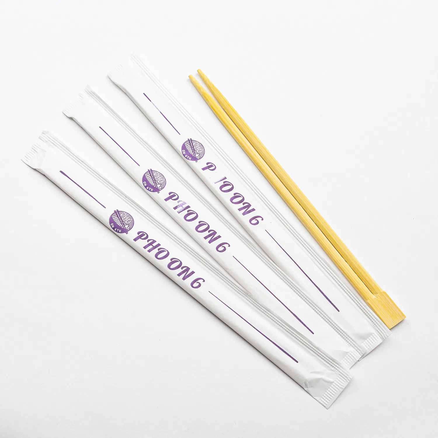 23cm Rikyu Paper Sleeve White Chopsticks