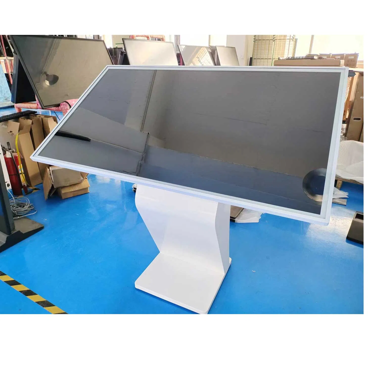 OEM 450nits Brightness4K Touch Screen Kiosk with Digital Signage 49inch indoor Display