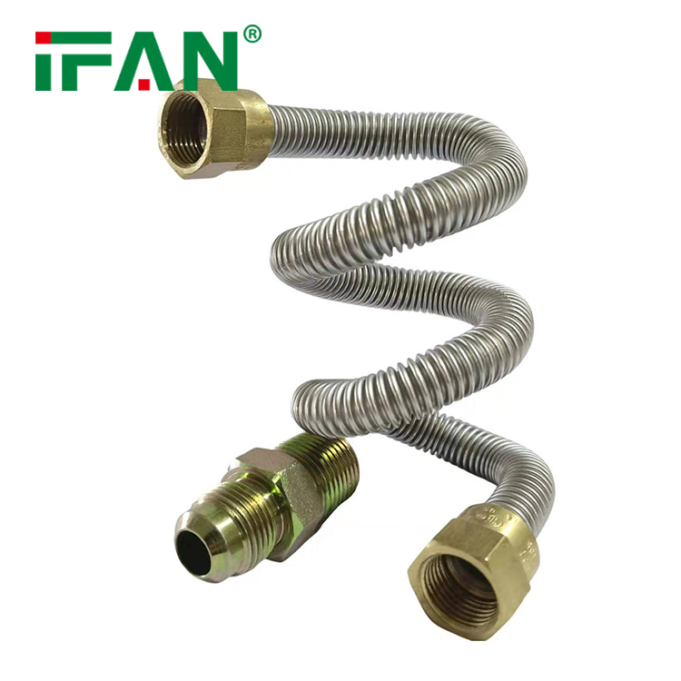 Ifan 304 Stainless Steel Plastic Gas Pipe Gas Stainless Steel Corrugated Pipe