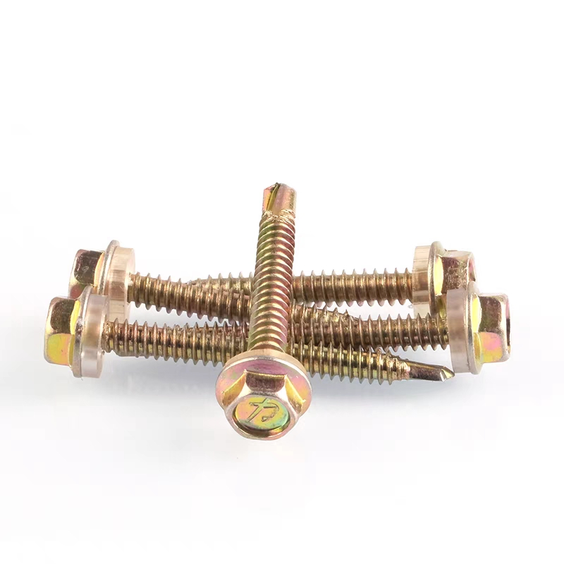 Винт саморез по металлу с шестигранной головкой