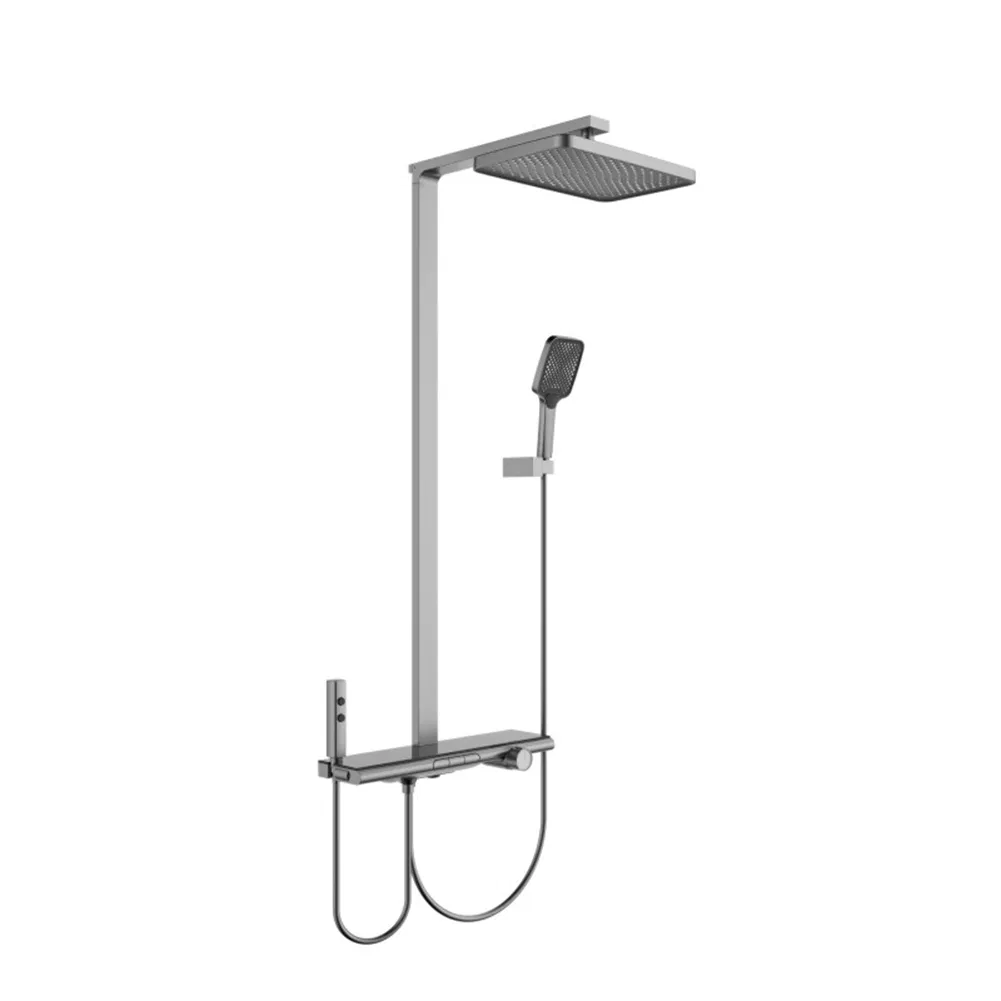 Factory Direct Selling Model 3015 Chrome Four Function Shower Kit Faucet System