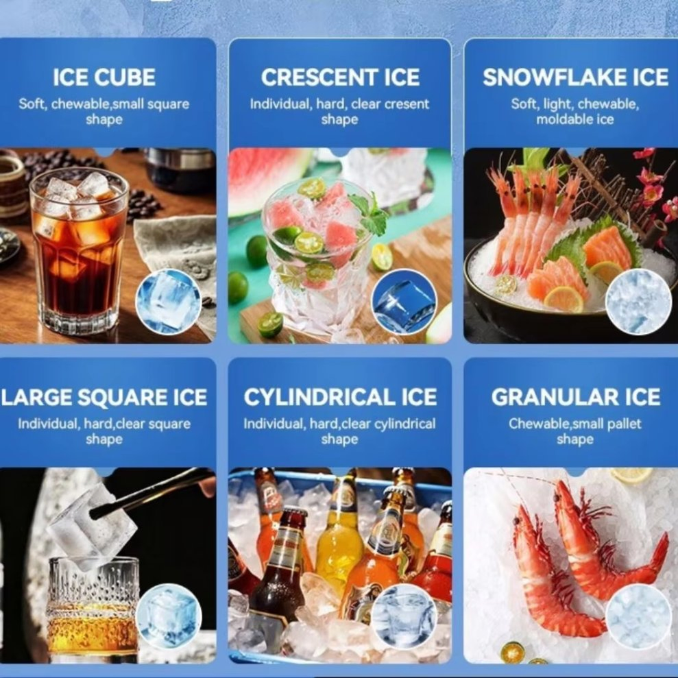 Auto-Cleaning 500kg Fresh and Clean Snowflake Ice Machine for Shops