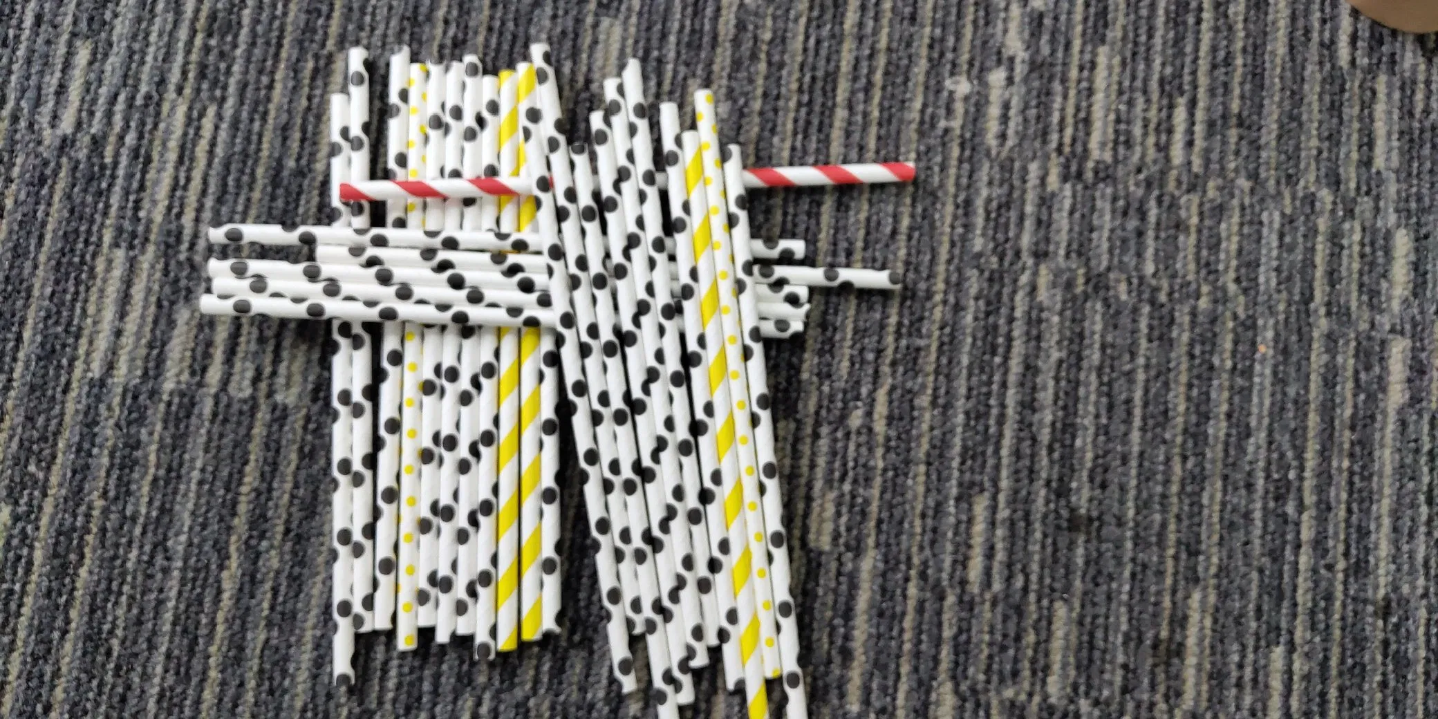 Free Sample Disposable Drinking Biodegradable Paper Straws Desechables Biodegradable