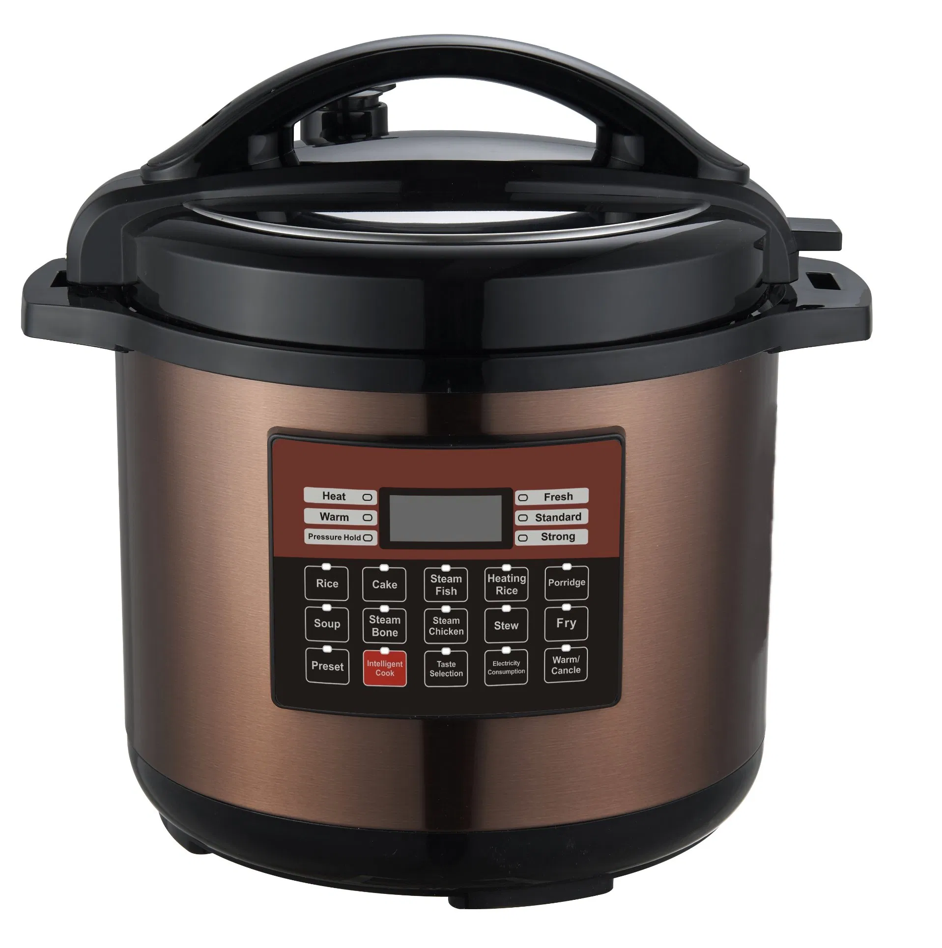 Gcc/CE/CB/EMC Certificate 4L/5L/6L/8L Home Best Seller Cheap Electric Pressure Cooker with Air Fryer Drum Shape 8 Quart