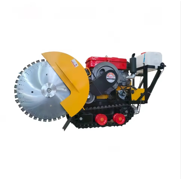 Road Construction Hydraulic Walking Crawler Diesel Cement Road Saw Concrete Cutting Machine