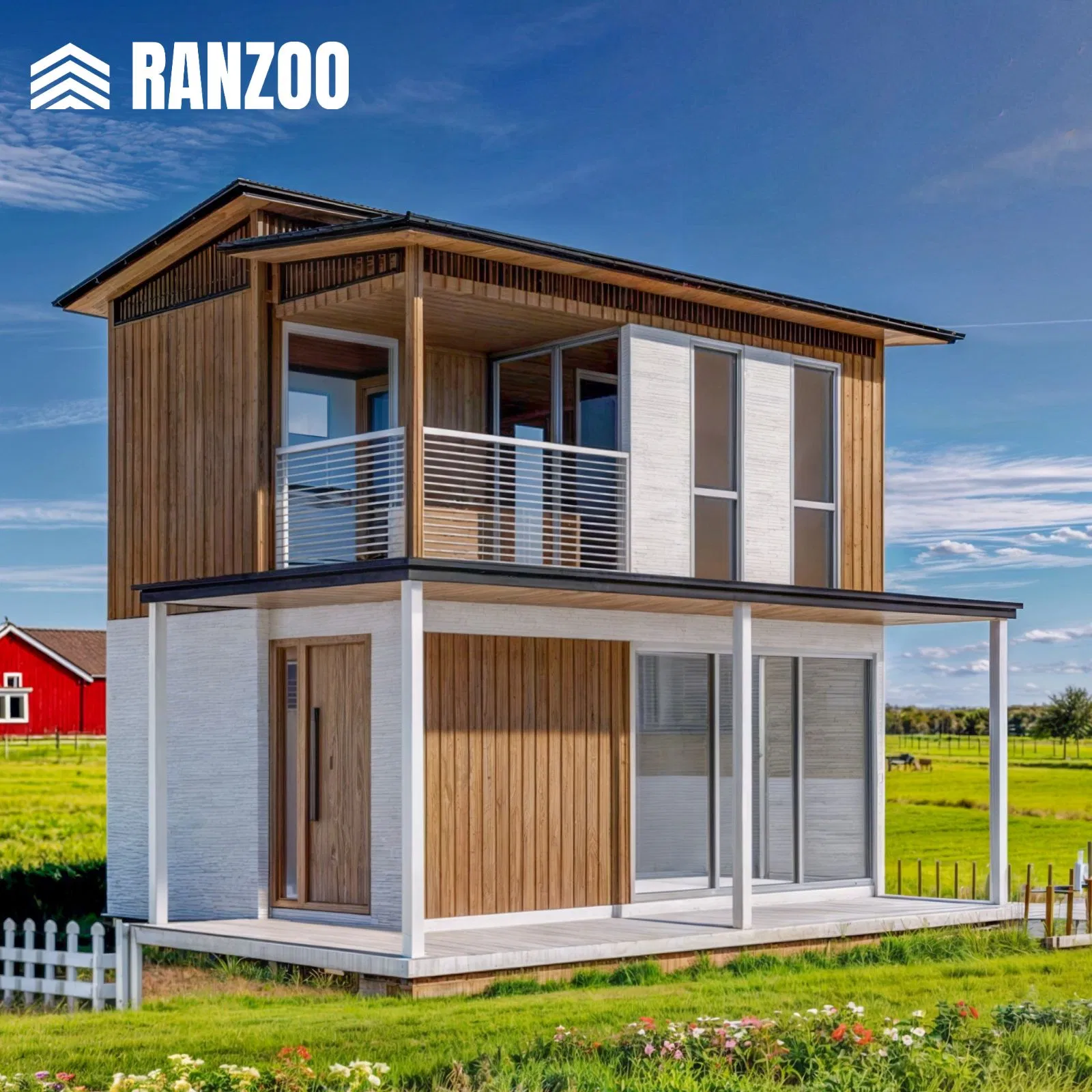 Elegant Folding Home: Stylish Prefabricated Villa for Smart Living