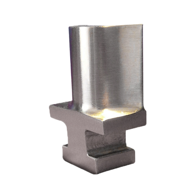 Турбинная лопатка из сплава Inconel 718 для газотурбинного двигателя