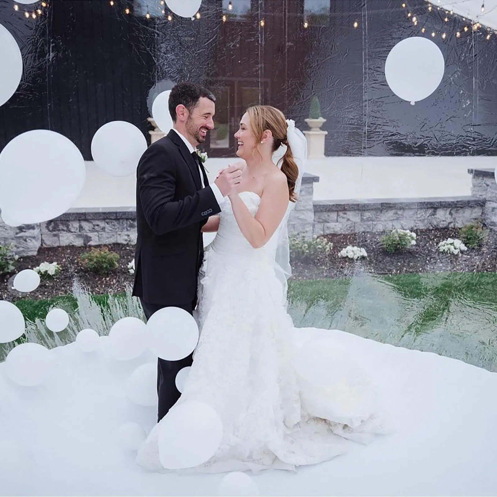 Outdoor Camping Wedding Party Transparent Inflatable Bubble Tent House