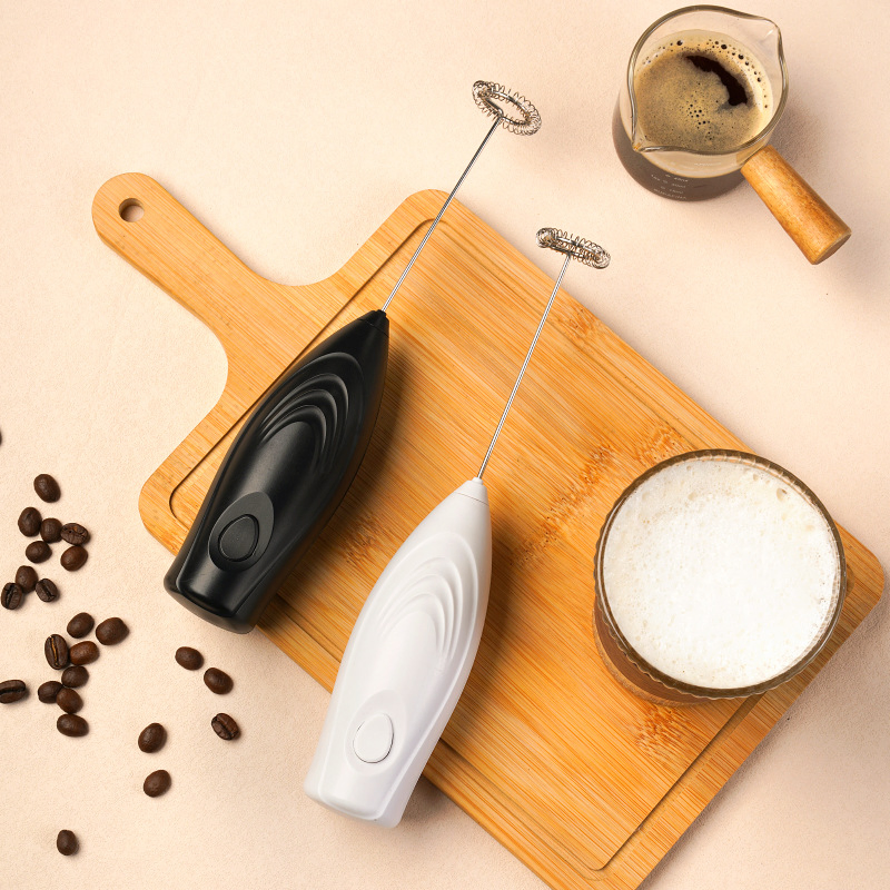 Custom Logo Ultra Fast Handheld Electric Whisk Drink Mixer Kitchen Milk Frother Form Maker for Coffee Kitchen Gadget