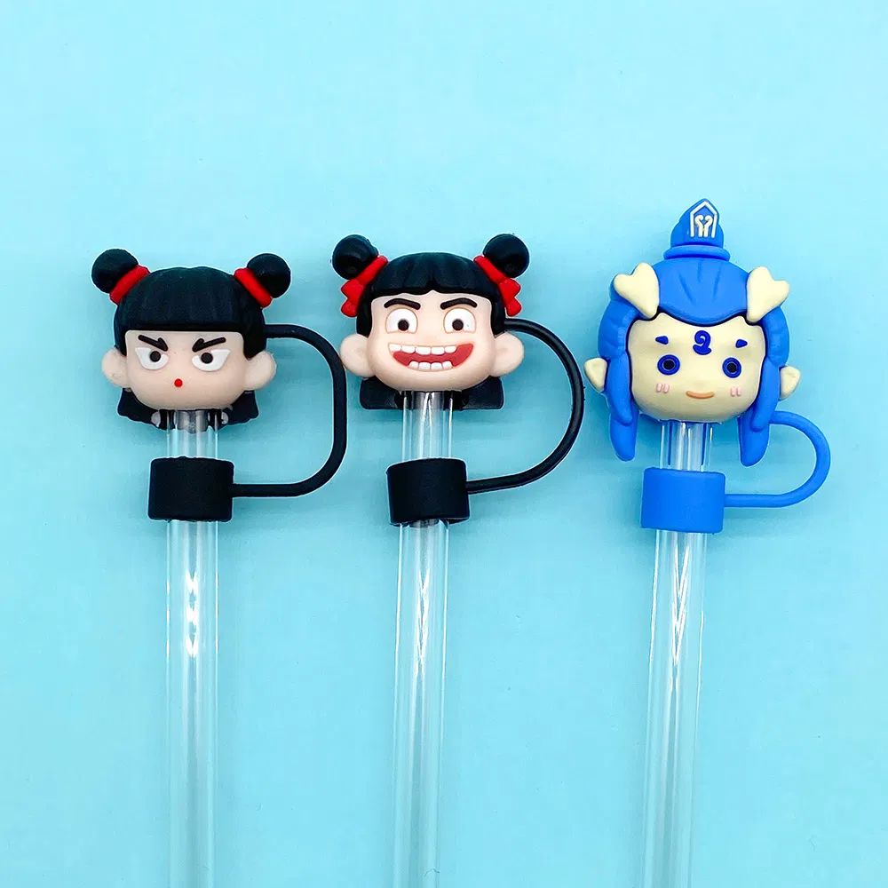 Колпачки для трубочек 3D, 100 шт, пищевой пластик