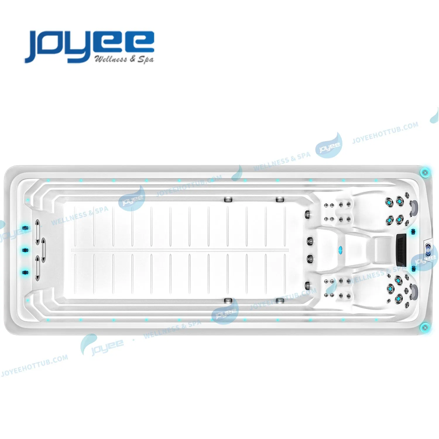 Joyee Outdoor 5.8m 6m 8 Persons Endless Swimming SPA Swim Pool