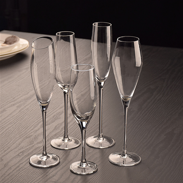 Crystal Champagne Flutes 200ml Champagne Glasses