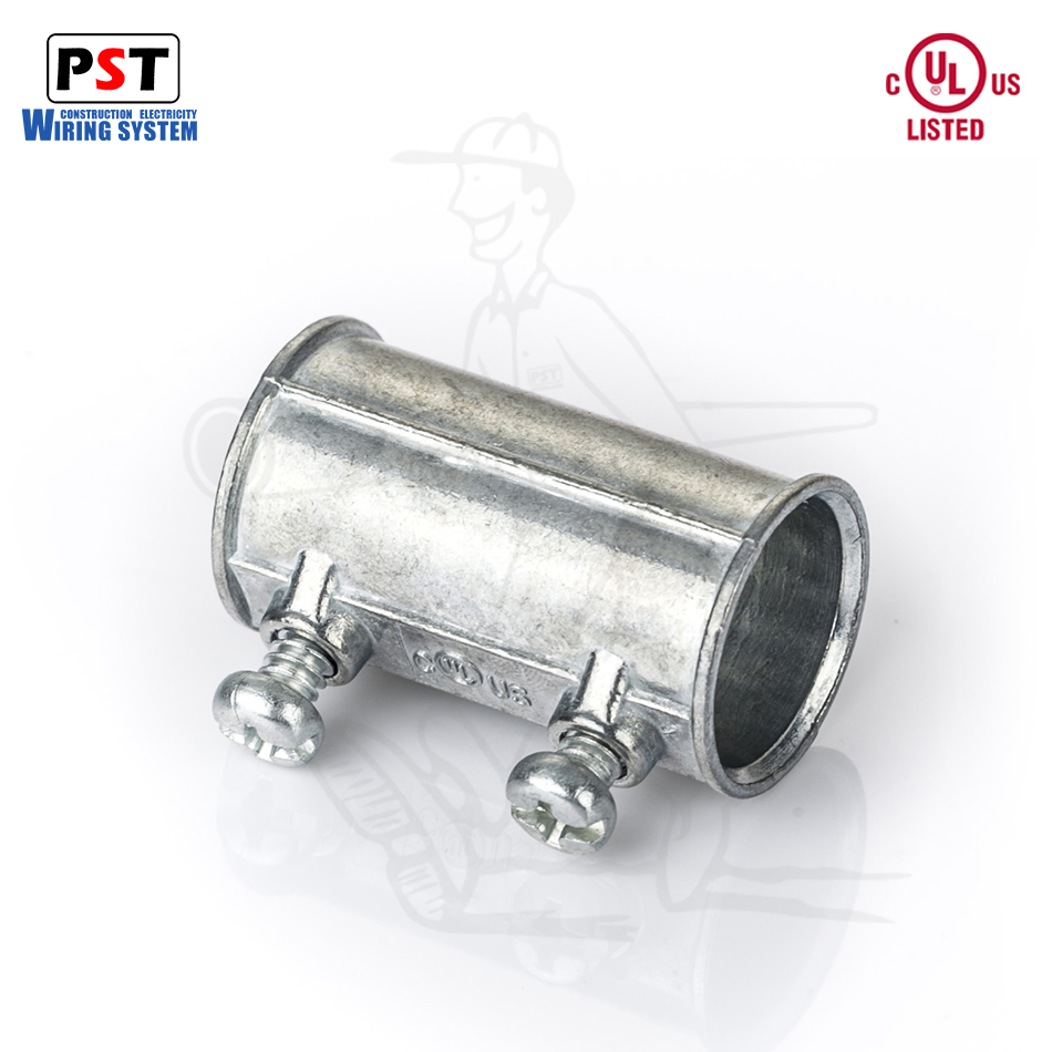 UL Listed 1/2-in Die Cast Zinc EMT Set Screw Coupling Conduit Fittings