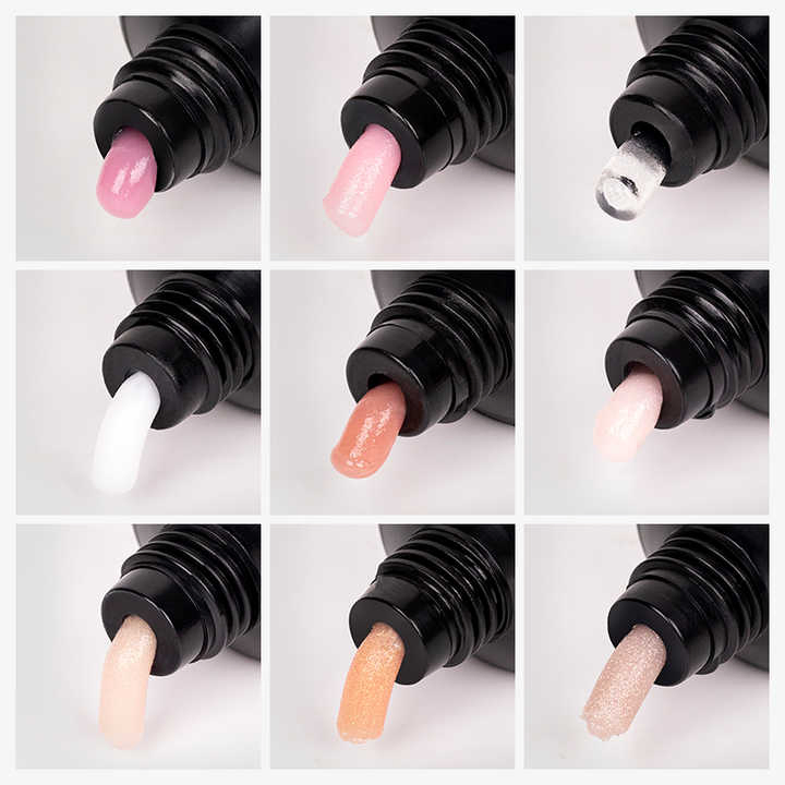 Hot New Products Clear Poly Gel Polygeling Colors Nude Pink Poly Gel