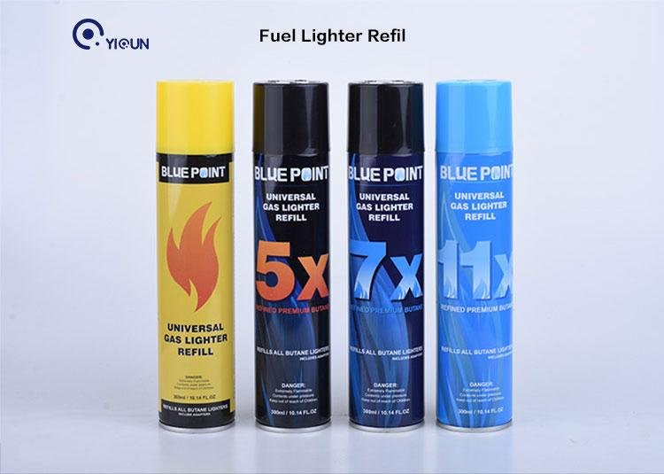 Customization 250ml 300ml Gas Fuel Butane Lighter Gas Refill