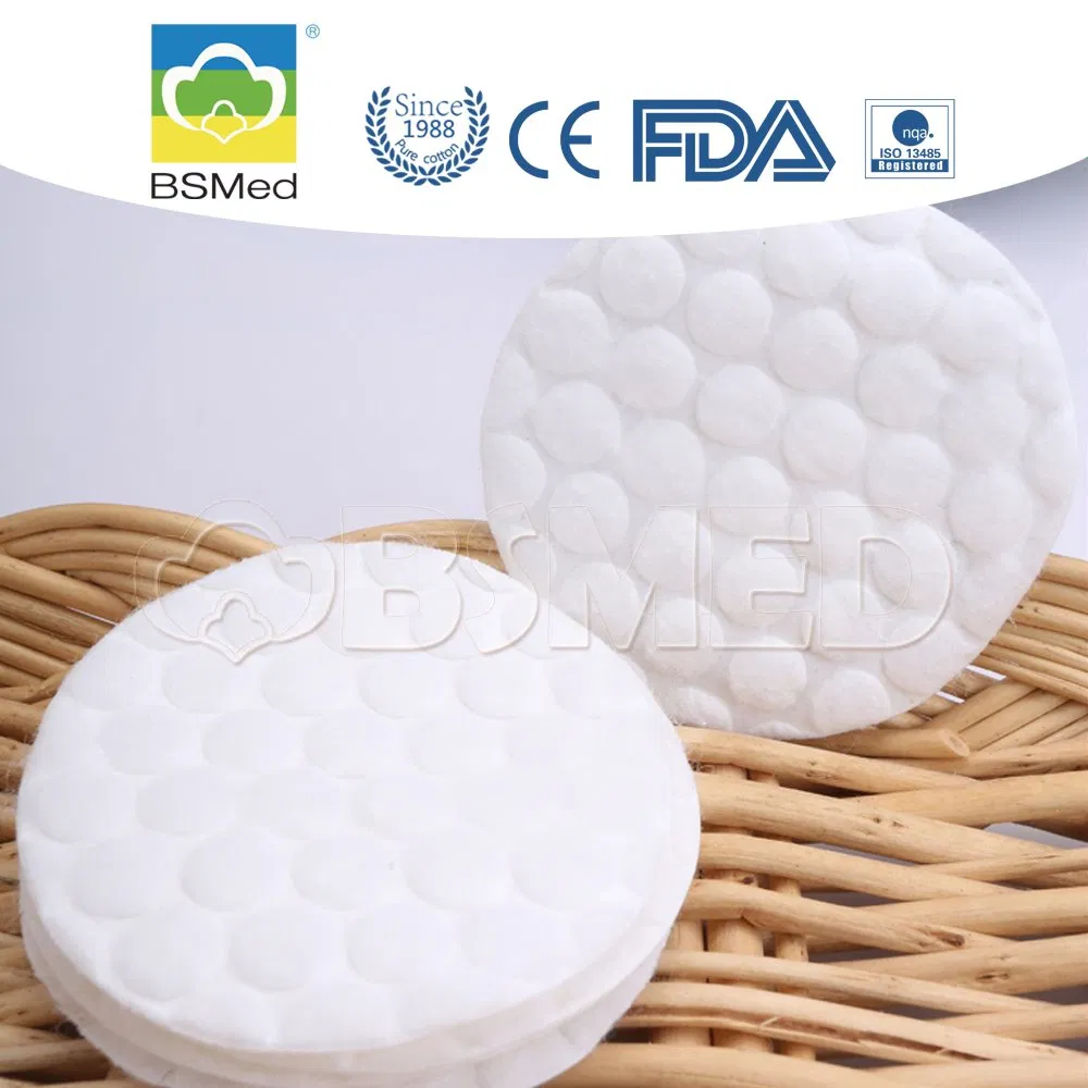 100% Pure Cotton Pads for Face Makeup Remover Pads Cotton Rounds