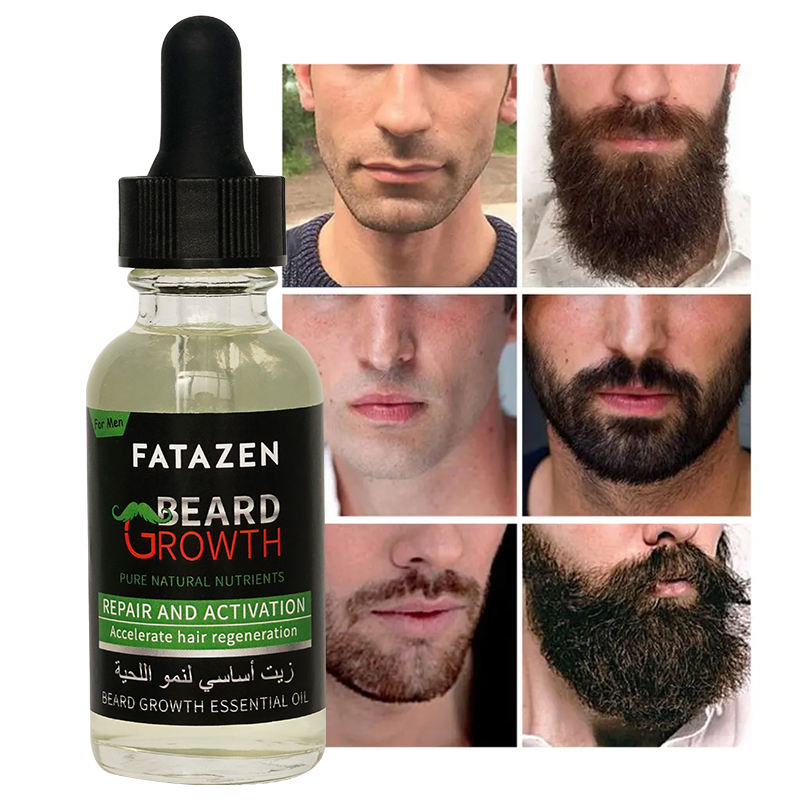 Private Label Men Care Quick Effect Beard Growth Oilnatural Organic Essential Oilanti Bacterial Beard Oil for Men Hair Growth
