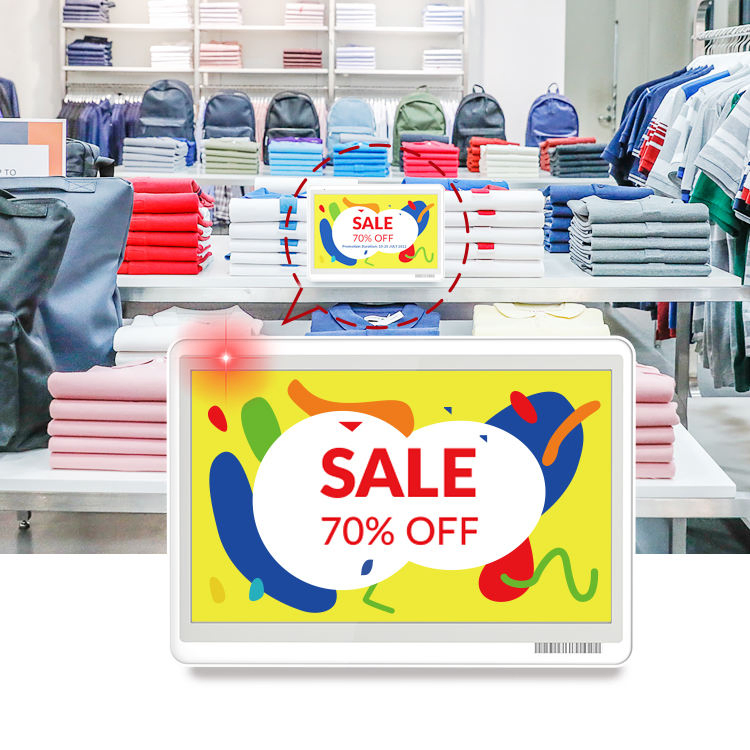 7.3 Inch 800X480 Pixels Eink Display Digital Price Tag Epaper Eink Display Timely Action Critical Timing