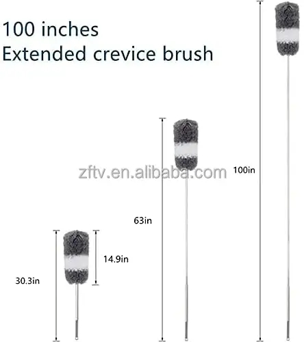 100 Inches Wholesales Flexible Stainless Steel Ceiling Cleaning Duster