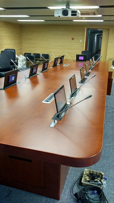 Video Meeting Room Equipment LCD Lift Screen
