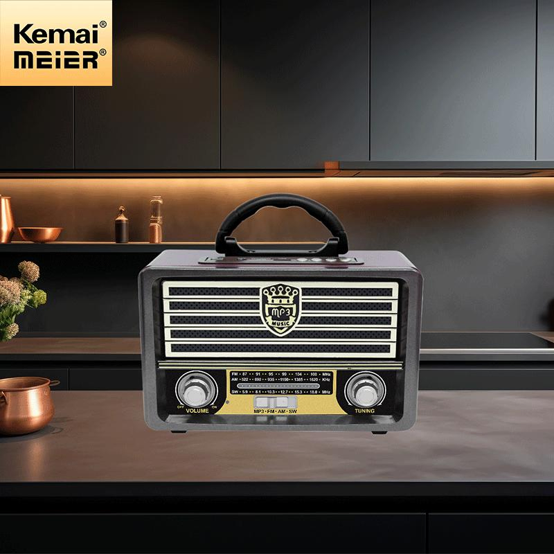 2024 Best-Selling Retro Wireless Bluetooth with Retro FM Radio