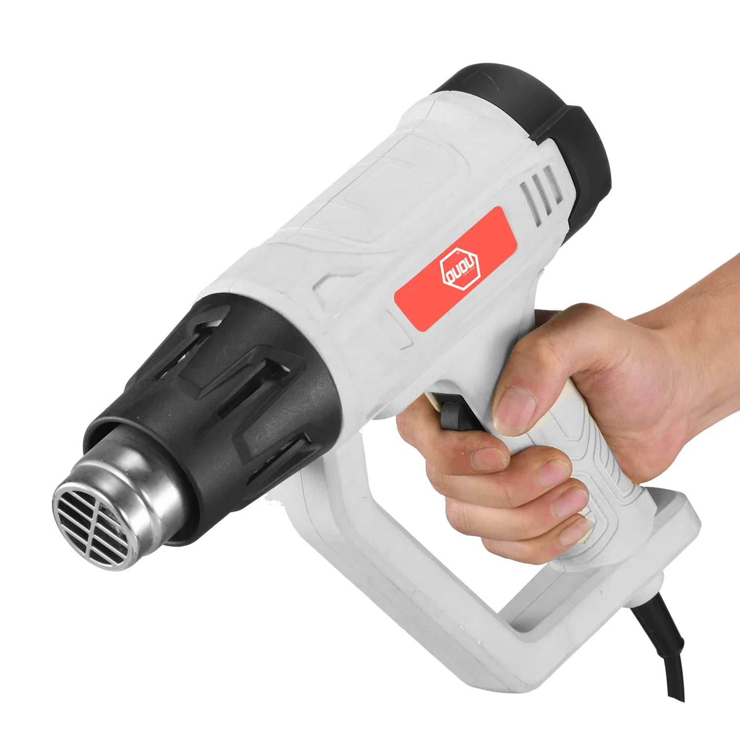 Heavy Duty 2000W Two Temperature Settings Hot Air Gun Heat Blower Pistol for Defrosting Shrinking Wrapping