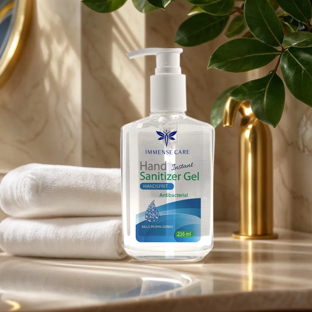 Alcohol Hand Sanitizer Gel - Moisturizing and Disinfecting