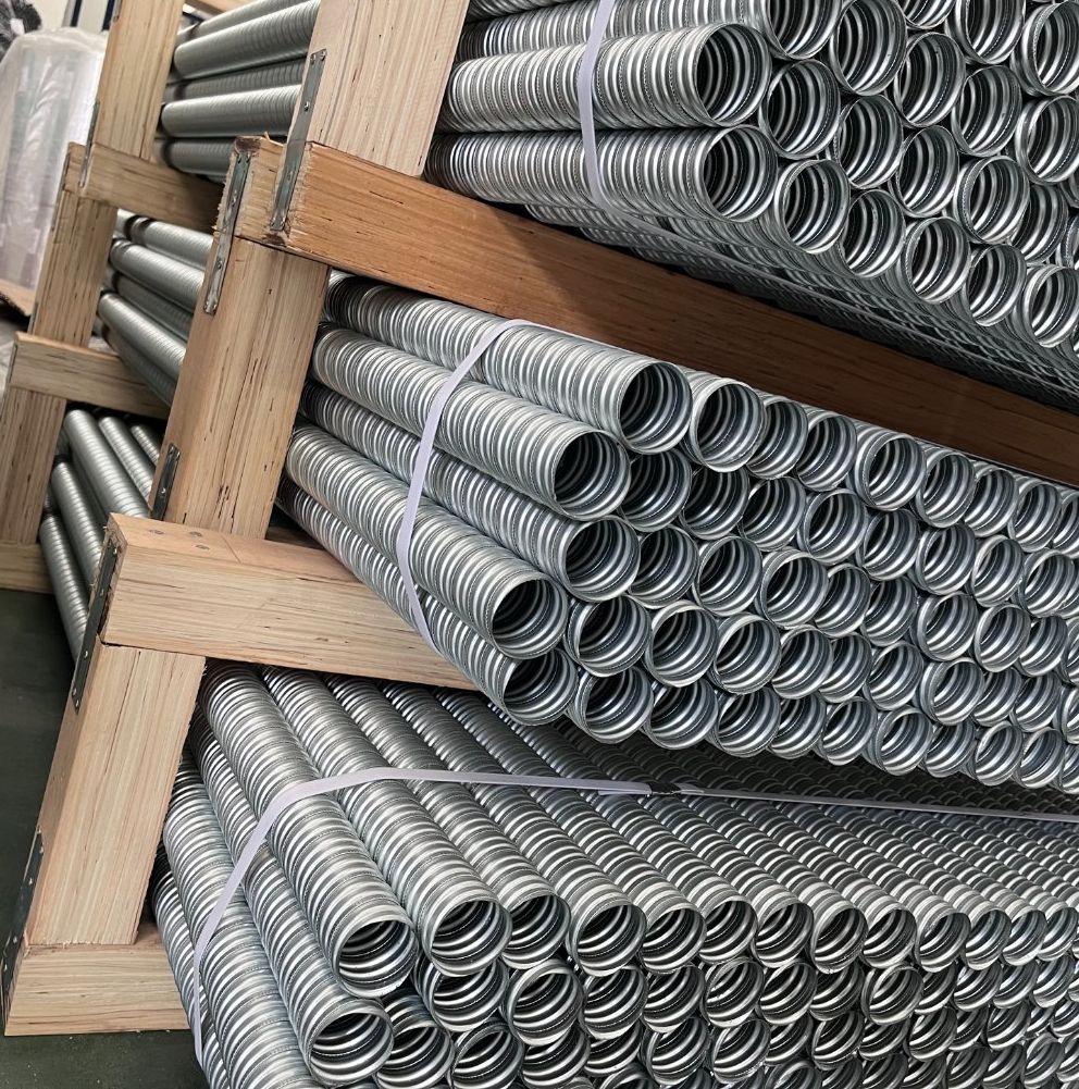Post Tension Galvanized Round Corrugated Metal Prestressed Duct	for Pre-Stressed Concrete Bridge 60mm