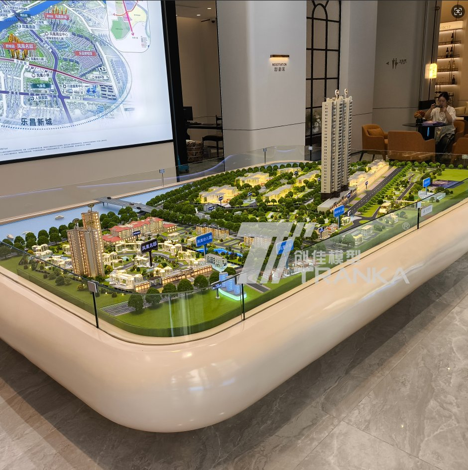 3D High-End Low-Density Villa Area Panoramic Landscape Sand Table Model Making