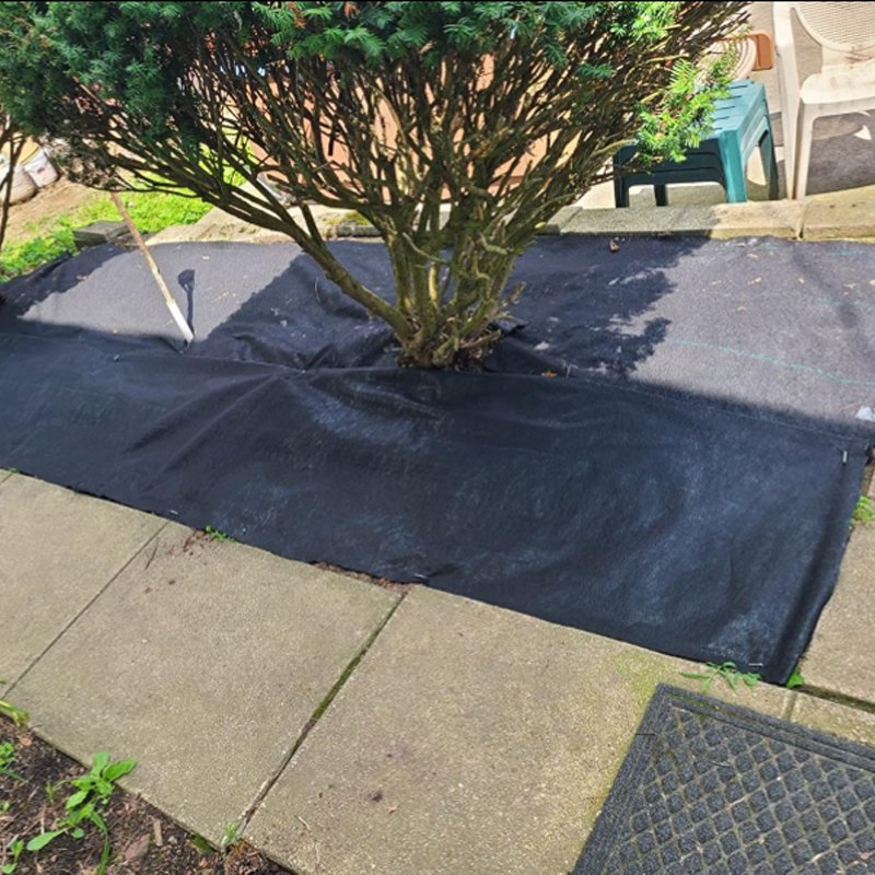 PP Woven Membrane PE Ground Cover Weedmat Anti Grass Weed Control Cloth Bloker Mulch Film Landscape Fabric Barrier Mat