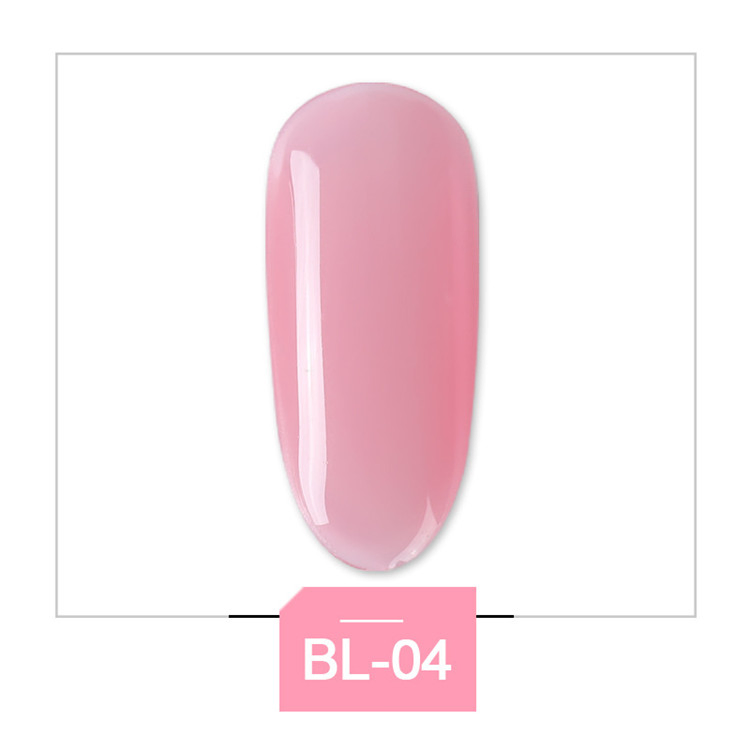 Private Logo 2019 Popular Long Lasting Crystal Nude Jade Pink Color Nail Gel Polish Vanish Kit