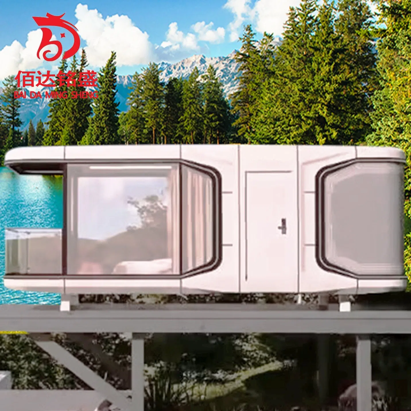 Capsule Sleeping Pod Luxury Modern Mobile Fireproof House Sleeping Pod Space Capsule House