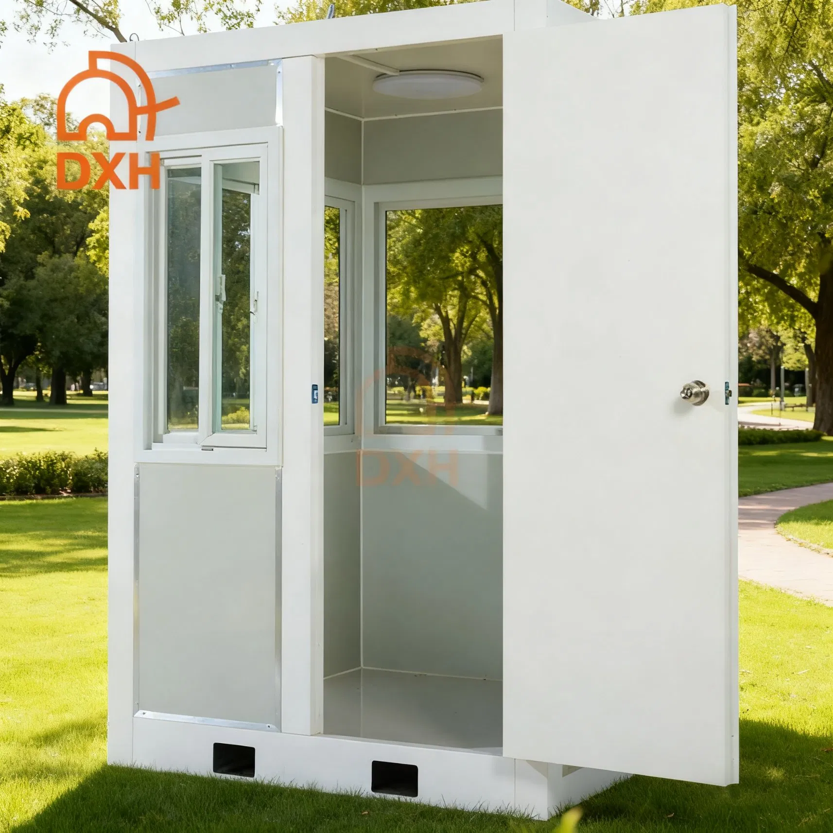 Industrial Park Security Booth Security Highway Parking Lot Traffic Police Roadside Duty Urban Road Toll Booth Guard Container House