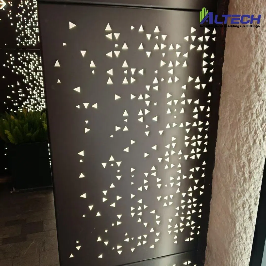 Anodized Solid Aluminum Ceiling Panel in Customized Wood Color Finish