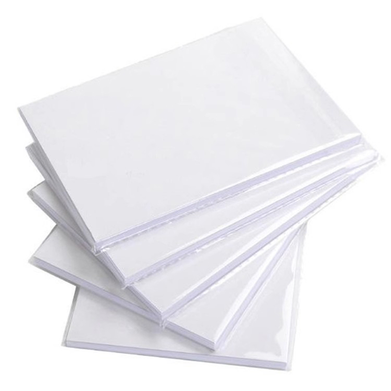 China Wholesale 240GSM Inkjet Glossy Photo Paper A4 Blank Photo Printing Self-Adhesive Label Material Sticker