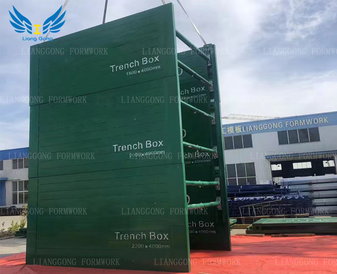 High Quality Lightweight Safe Box Shoring System Trench Box for Excavation Construction Projects with Cheap Price