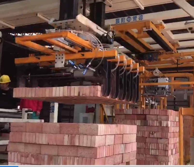 Automatic Packing Line Clay or Red Brick Packing Palletizer