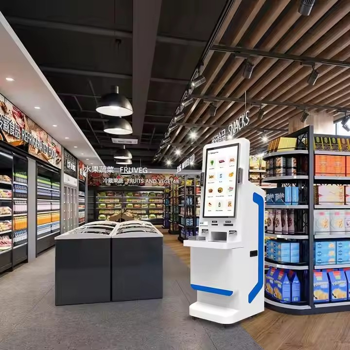 Utility Payment Cash Depositing Card Reader Self Printing Touch Screen Kiosk Payment Kiosks