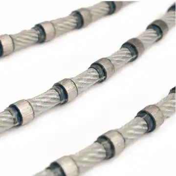 Rubber Diamond Wire Rope Saw for Stone Quarry Mining Granite Marble